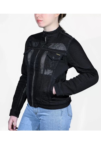 Efil File Motosiklet Kadın Kot Mont fiyatları