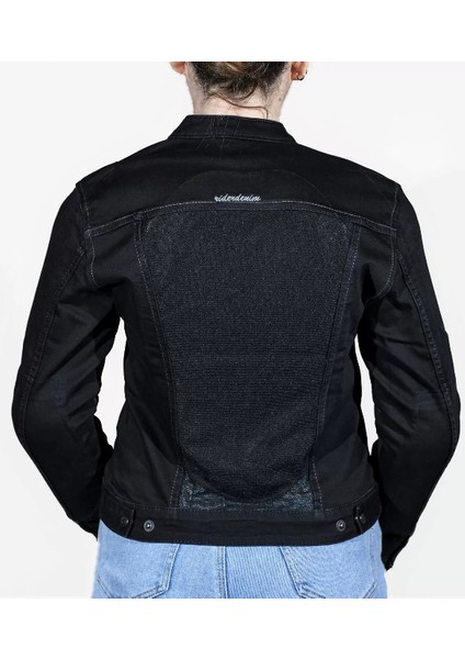 Efil File Motosiklet Kadın Kot Mont modelleri