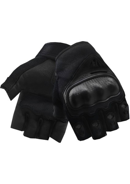 Santa 2 Yazlık Motosiklet Eldiveni Siyah