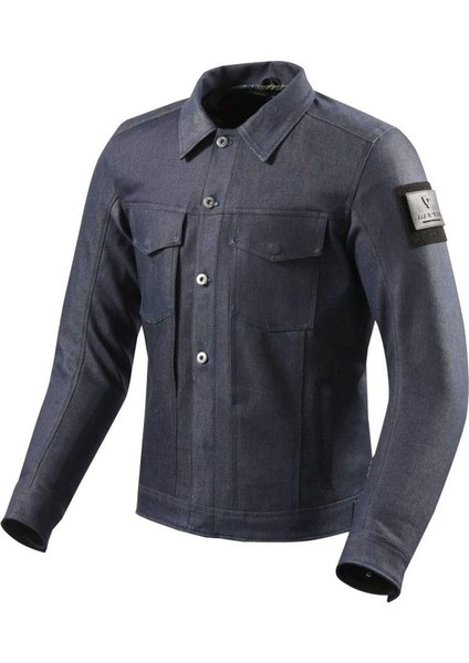 Crosby Korumalı Motosiklet Kot Mont Mavi