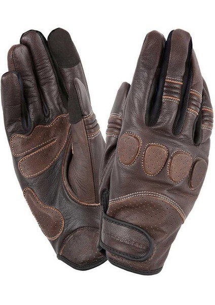 Gig Pro Deri Motosiklet Eldiveni Vintage
