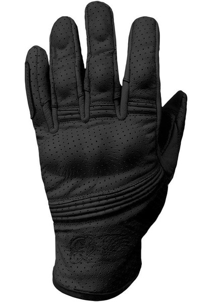 Thebikerjeans Miami Night Korumalı Motosiklet Deri Eldiveni