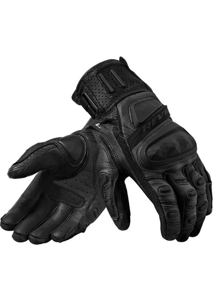 Cayenne 2 Deri Motosiklet Eldiveni Siyah