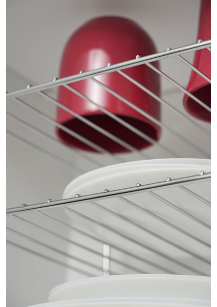 Genişletilebilir Krom Raf Dolap Içi Organizer Mutfak ve Banyo Düzenleyici Küçük Boy fırsatları