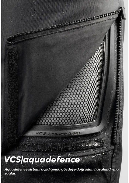 Vertical Gore-Tex Korumalı Motosiklet Montu Siyah fırsatları