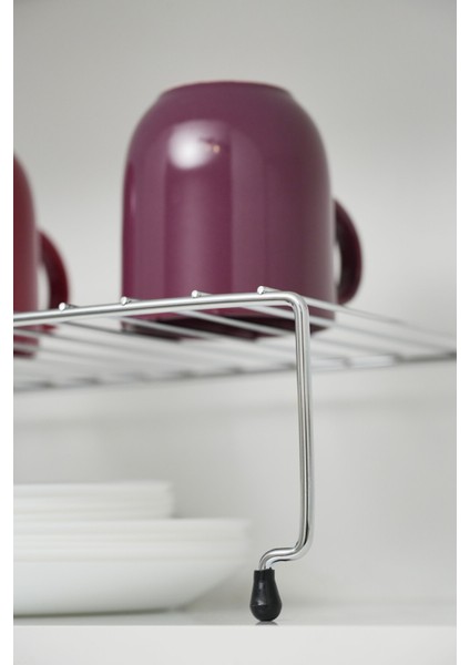 47 cm 2 Li Krom Dolap Içi Raf Düzenleyici Büyük Tek Ürün Kaliteli Ürün Paslanmaz indirimleri