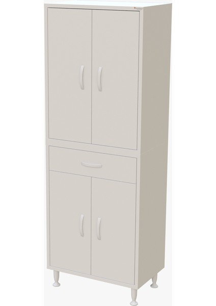 Mikra 54 x 170,4 x 32,5 cm Kapaklı Ve Çekmeceli Çok Amaçlı Banyo & Mutfak Dolabı indirimleri