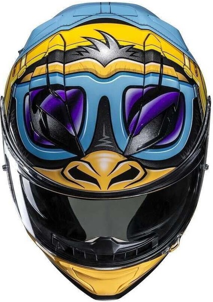 F71 Güneş Visörlü Kapalı Motosiklet Kaskı Monkey Dj MC23 fiyatları