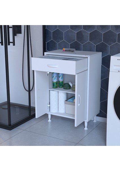 Mikra 54 x 82 x 32,5 cm Çekmeceli Çok Amaçlı Banyo & Mutfak Dolabı modelleri