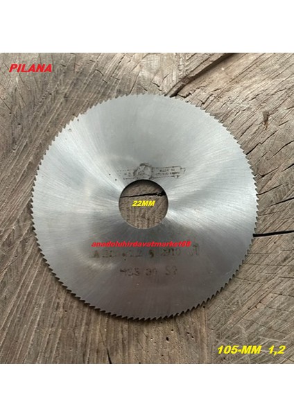 Pılana 105MM Sunta Mdf Kesici Alüminyum Profil Metal Kesme Testeresi 1,2mm Cze