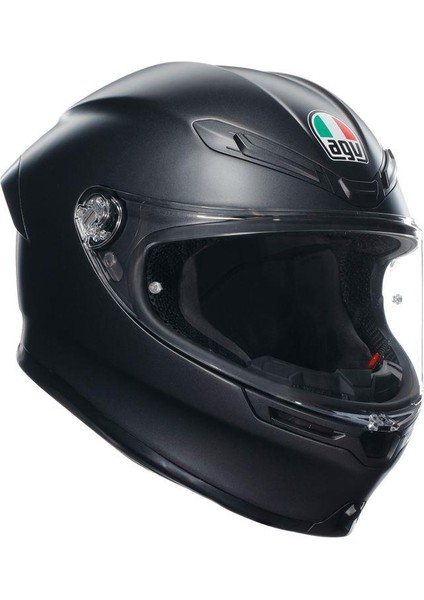 Motosiklet Kaskı K6 S Mplk Mono Mat Black