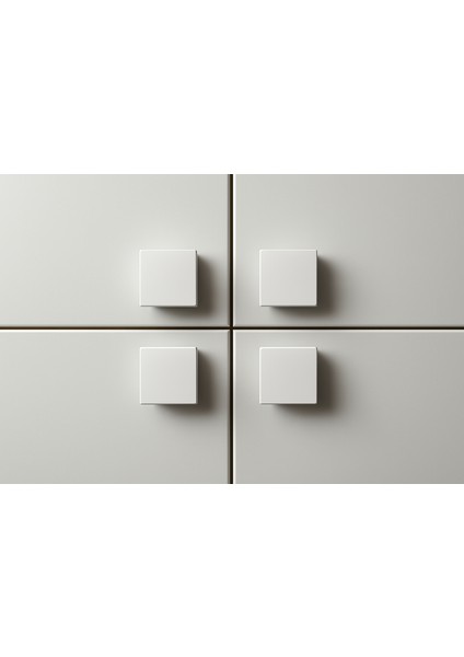 Çekmece Dolap Kulp Tek Vidalı 5 Adet Plastik modelleri