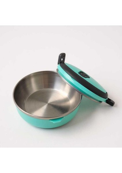 Beslenme ve Taşıma Kabı ( Sefer Tası) Paslanmaz Çelik Iç Kaplama Sızdırmaz Kilitli Kp 500 ml Yeşil fırsatları