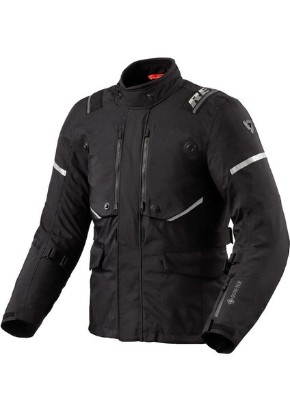 Vertical Gore-Tex Korumalı Motosiklet Montu Siyah Gri