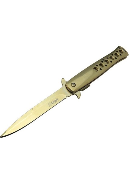 Tac-Force 1111A T-Lite Gold Kamp / Av Çakısı 23CM- Yarı Otomatik, Metal Sap