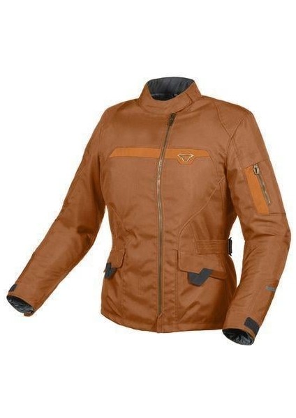 Kadın Evora Korumalı Motosiklet Montu Turuncu