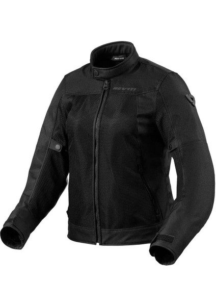 Eclipse 2 Kadın Yazlık Korumalı Motosiklet Montu Siyah