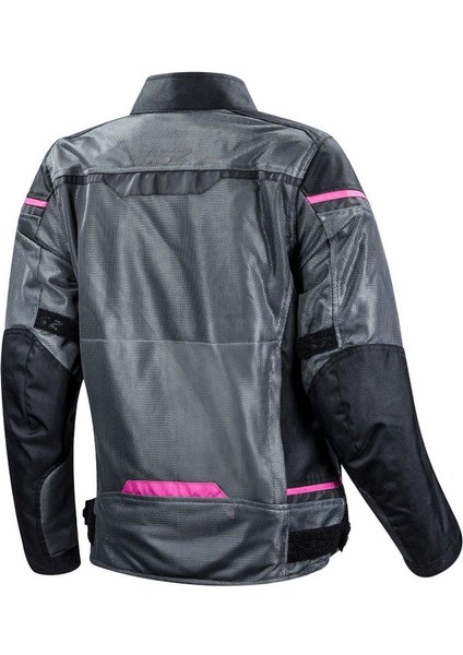 Riva Kadın Yazlık Korumalı File Motosiklet Montu Siyah Gri Pembe fiyatları