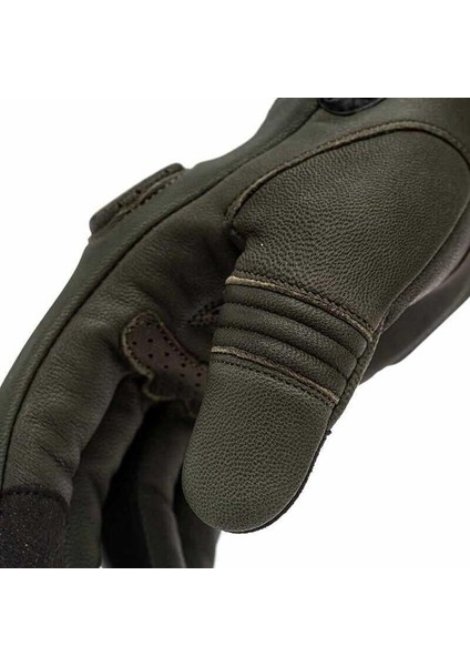 Gig Pro Deri Motosiklet Eldiveni Koyu Yeşil fırsatları