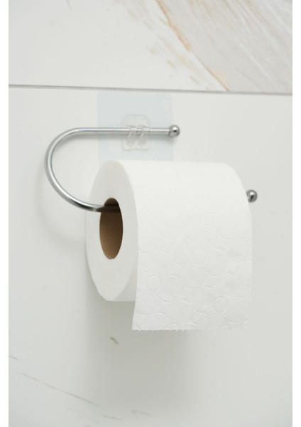Yapışkanlı Paslanmaz Krom Tuvalet Kağıtlığı ve Askı Aparatı fiyatları