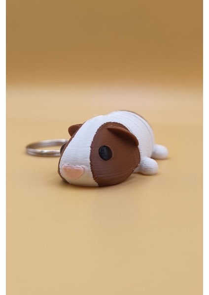 Sevimli Guinea Pig Hareketli Anahtarlık Çanta Süsü Charm fiyatları