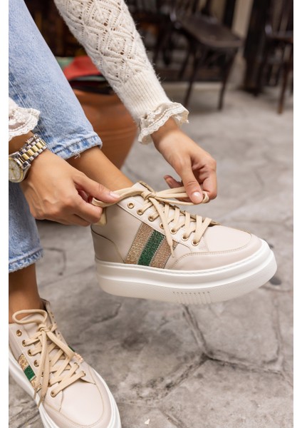 Tobers Kadın Siyah Taş Detay Sneaker modelleri