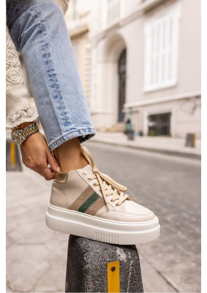 Tobers Kadın Siyah Taş Detay Sneaker indirimleri