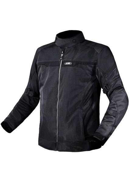 Riva Kadın Yazlık Korumalı File Motosiklet Montu Siyah