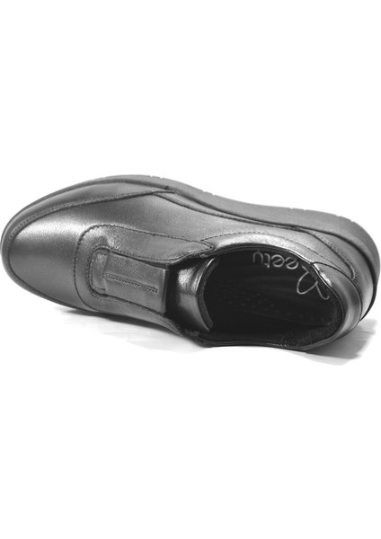 25BK.0128 Hakiki Deri Ortopedik Dolgu Topuklu Günlük Kadın Ayakkabı fırsatları