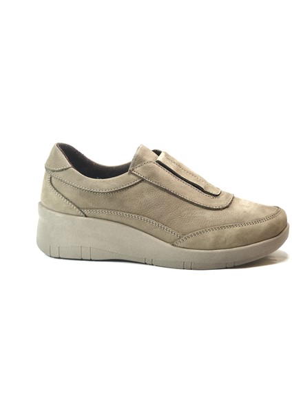 25BK.0128 Hakiki Deri Ortopedik Dolgu Topuklu Günlük Kadın Ayakkabı