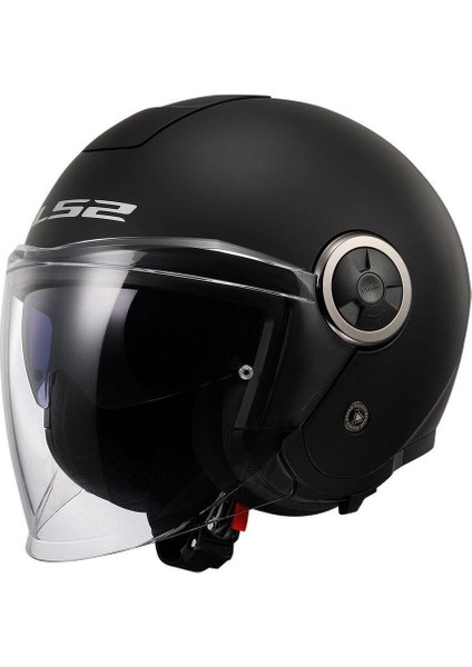 Classy Açık Motosiklet Kaskı Mat Siyah