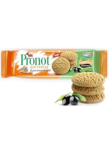 Eti Pronot Glutensiz Zeytinli Kurabiye 80 G x 12 Adet
