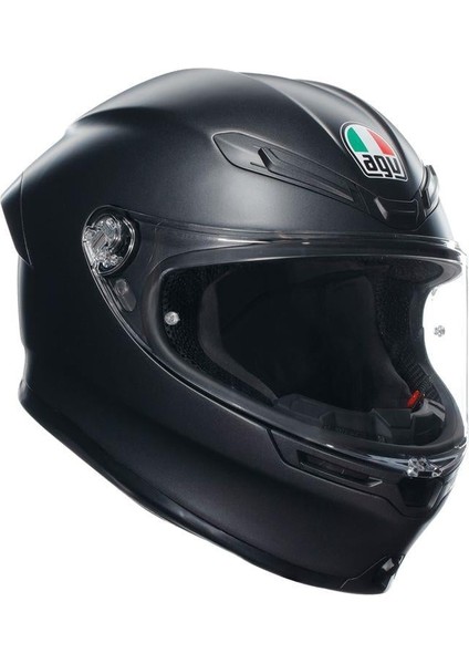 Motosiklet Kaskı K6 S Mplk Mono Mat Black