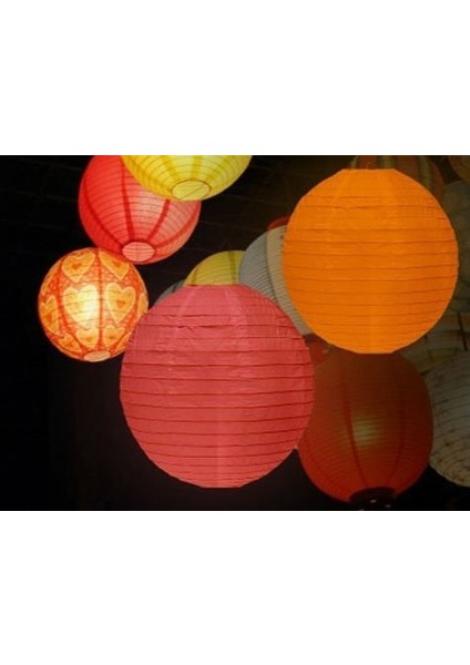 Dekoratif Çin Feneri - Kağıt Lamba - Yeşil fiyatları