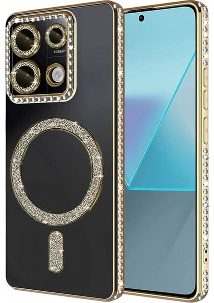 Mtxdpn Newface Xiaomi Redmi 13C Joke Simli Magneticsafe Kılıf - Gold