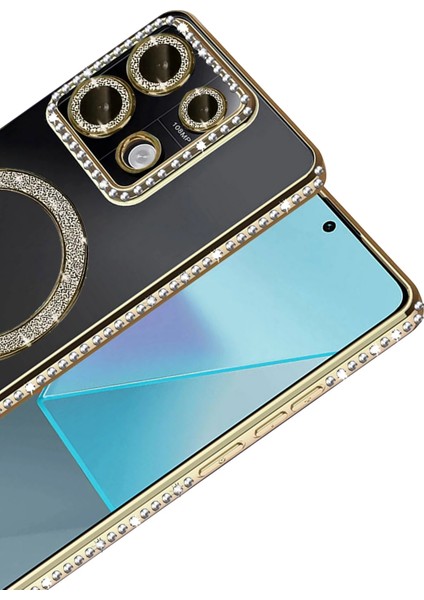 Mtxdpn Newface Xiaomi Redmi 13C Joke Simli Magneticsafe Kılıf - Gold fırsatları