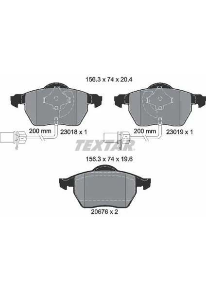 2301802 On Fren Balatasi 3BD698151 4B0698151AB 4B0698151E