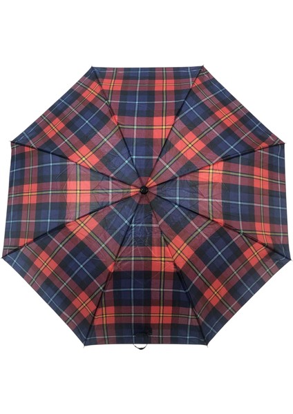 Otomatik Açılır 8 Telli 2 Katlamalı Kadın Şemsiyesi Rüzgara Dayanıklı Kırılmaz Portatif CV26L2