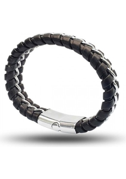 Zincir Model Çelik ve Deri Bileklik 31684B2D1 modelleri