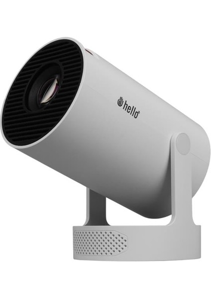 Hello HY300PRO Android 11 Akıllı LED Ayarlanabilir Projeksiyon Fhd Kablosuz Görüntü Aktarım Destekl