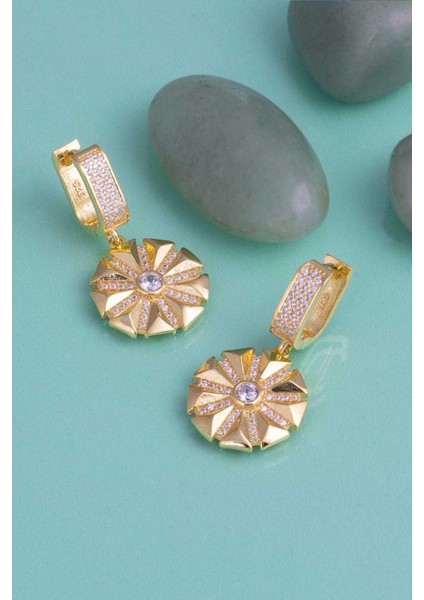 Altın Kaplama Özel Tasarım 925 Ayar Gümüş Küpe fırsatları