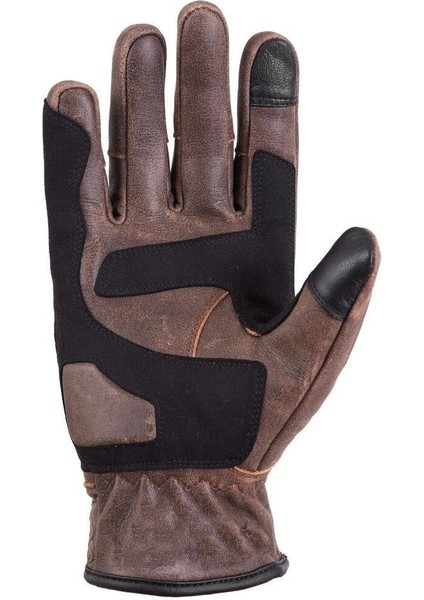 Thebikerjeans Retro Brown Korumalı Motosiklet Deri Eldiveni modelleri
