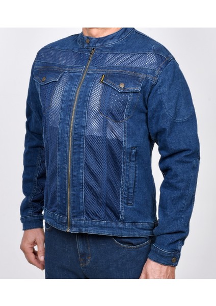 Efil File Kot Yazlık Motosiklet Montu Mavi fırsatları