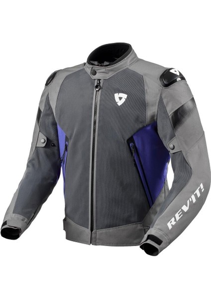 Control Air H20 Korumalı Motosiklet Montu Gri Mavi