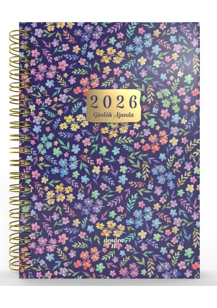 Spiralli 2026 Ajanda Flowers 4