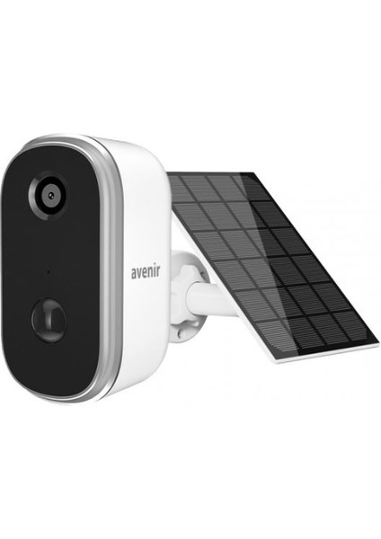 AV-S270 2 Mp Dahili Pilli Pır Algılama 2.4ghz Wifi Solar Gece Görüşlü Ip Ptz Kamera