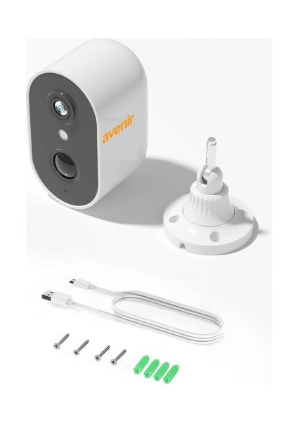 AV-S270 2 Mp Dahili Pilli Pır Algılama 2.4ghz Wifi Solar Gece Görüşlü Ip Ptz Kamera fiyatları