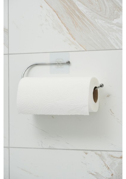 Yapışkanlı Paslanmaz Krom Kare Tuvalet Kağıtlığı ve Askı Aparatı fiyatları