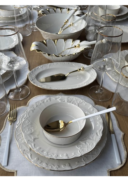 Iris Gold Yemek Takımı 96 Parça 6 Kişilik