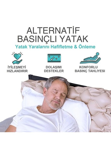 M6000 Havalı Yatak Sistemi (Yatak Yarasına Karşı Etkili & 2 Yıl Garantili & 130KG Taşıma Kapasiteli) modelleri